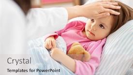  Presentation with healthcare - Presentation theme enhanced with healthcare-medicine-and-people-concept background and a lemonade colored foreground