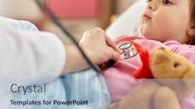  Presentation with lungs - Beautiful presentation featuring healthcare-medicine-and-people-concept backdrop and a light blue colored foreground