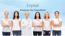  Presentation with pink sky - Theme featuring healthcare-people-and-medicine-concept background and a sky blue colored foreground