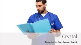  Presentation with medical profession - Slides having healthcare-profession-and-medicine-concept background and a white colored foreground