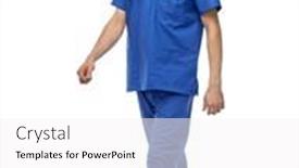  Presentation with medical profession - Audience pleasing slide deck consisting of healthcare-profession-and-medicine-concept backdrop and a white colored foreground