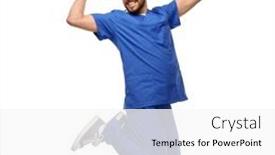  Presentation with male nurse - Cool new presentation theme with healthcare-profession-and-medicine-concept backdrop and a white colored foreground
