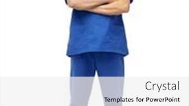  Presentation with medical profession - Beautiful PPT theme featuring healthcare-profession-and-medicine-concept backdrop and a white colored foreground