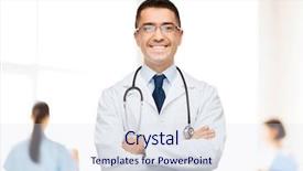  Presentation with healthcare - PPT theme having healthcare profession people and medicine background and a sky blue colored foreground