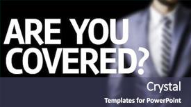  Presentation with risk management - Amazing PPT layouts having healthcare risk management - are you covered written backdrop and a ocean colored foreground
