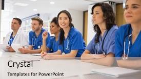  Presentation with medical case study - Amazing PPT layouts having healthcare students - medical student smiling backdrop and a lemonade colored foreground