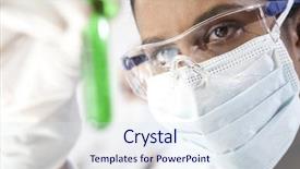  Presentation with medical teamwork - Beautiful presentation featuring healthcare teamwork - environmental concept shot backdrop and a sky blue colored foreground