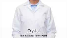  Presentation with healthcare technology - Beautiful presentation featuring healthcare technology and medicine concept - smiling female doctor and tablet pc computer backdrop and a light gray colored foreground