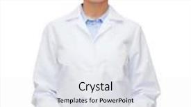  Presentation with healthcare technology - PPT layouts enhanced with healthcare technology and medicine concept - serious female doctor and tablet pc computer background and a white colored foreground