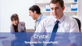  Presentation with family - Slides with healthcare violence - family visiting psychologist for family background and a  colored foreground