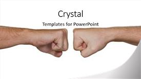  Presentation with history earth globe isolated white - Slides consisting of healthcare violence - two fists isolated on white background and a  colored foreground