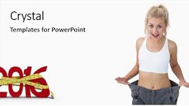  Presentation with old - Audience pleasing slides consisting of healthy 2016 - thin woman wearing old pants backdrop and a white colored foreground