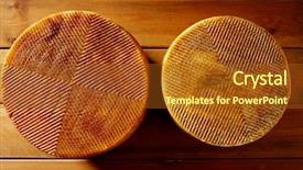  Presentation with old wooden table food - Presentation theme having healthy bacteria food - manchego cheese from spain background and a  colored foreground