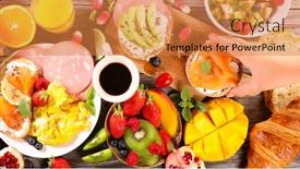  Presentation with healthy breakfast - 