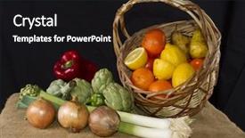  Presentation with healthy relationship - PPT layouts featuring healthy dessert background and a black colored foreground