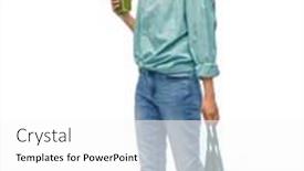  Presentation with reusable cup - Audience pleasing slide deck consisting of healthy-eating-and-sustainability-concept backdrop and a white colored foreground