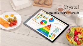  Presentation with clean water healthy concept - Audience pleasing PPT layouts consisting of healthy-eating-concept-close-up backdrop and a soft green colored foreground