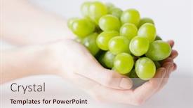  Presentation with healthy eating food photography - Cool new slide set with healthy-eating-dieting-vegetarian-food and a  colored foreground