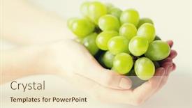  Presentation with healthy eating food photography - Colorful theme enhanced with healthy-eating-dieting-vegetarian-food and a  colored foreground