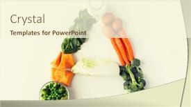  Presentation with culinary - PPT layouts consisting of healthy-eating-vegetarian-food-diet background and a  colored foreground