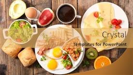  Presentation with healthy breakfast - 