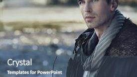  Presentation with outdoors - Cool new slides with healthy eyes - outdoors portrait of a young backdrop and a ocean colored foreground