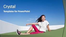  Presentation with green morning - PPT theme having enjoying vegetable juice morning breakfast background and a teal colored foreground