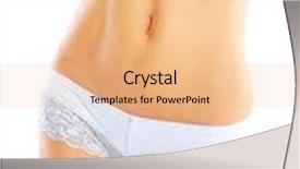  Presentation with movement - Colorful slide set enhanced with healthy fitness woman movement backdrop and a coral colored foreground