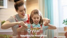  Presentation with healthy indian food - Amazing PPT theme having healthy food at home happy backdrop and a  colored foreground