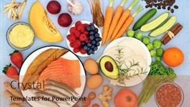  Presentation with copd - Cool new presentation theme with healthy-food-collection-for-asthma backdrop and a coral colored foreground