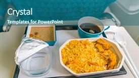  Presentation with healthy food - Cool new PPT theme with  backdrop and a  colored foreground