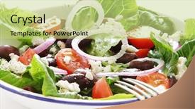  Presentation with red onion - Presentation having  background and a  colored foreground