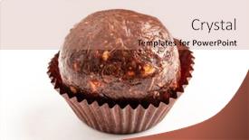  Presentation with energy - Slides enhanced with healthy-homemade-energy-balls background and a coral colored foreground