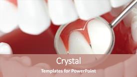  Presentation with human mouth - PPT theme with healthy human teeth background and a  colored foreground