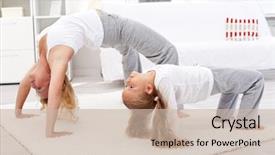  Presentation with example - Amazing theme having healthy life education by example backdrop and a soft green colored foreground