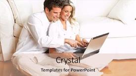  Presentation with philippines love - Cool new slide deck with healthy life style - young love couple smiling backdrop and a coral colored foreground