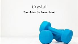  Presentation with healthy lifestyle - Cool new PPT theme with healthy-lifestyle-fitness-and-sport backdrop and a white colored foreground