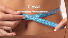  Presentation with healthy lifestyles - Slide deck featuring  background and a  colored foreground