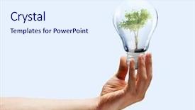  Presentation with green onions and bulb onion - Beautiful presentation design featuring healthy living - human hand holding bulb backdrop and a sky blue colored foreground