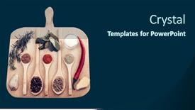  Presentation with healthy living - Cool new PPT theme with healthy-living-concept-with-homeopathic backdrop and a navy blue colored foreground