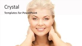  Presentation with love between man and woman - Presentation theme enhanced with healthy living cute - bright picture of lovely woman background and a  colored foreground