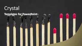  Presentation with epidemic - Colorful PPT layouts enhanced with healthy-matches-keep-social-distance backdrop and a dark gray colored foreground