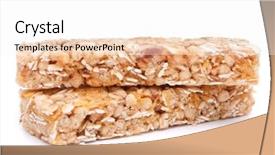  Presentation with muesli yoghurt and berries healthy - Amazing slides having healthy munchies isolated on white backdrop and a white colored foreground