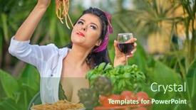  Presentation with italy food - Beautiful presentation featuring healthy-organic-food-italy-chef backdrop and a forest green colored foreground