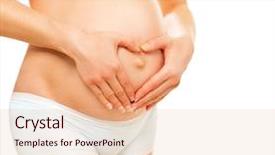  Presentation with baby shower - Amazing presentation theme having healthy pregnancy concept pregnant woman backdrop and a lemonade colored foreground