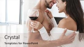  Presentation with dance beautiful couple dancing ballroom - Amazing presentation design having healthy sex - cheerful beautiful young couple hugging backdrop and a mint green colored foreground