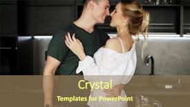  Presentation with young healthy people - PPT layouts with healthy sex - lifestyle love and people concept background and a  colored foreground