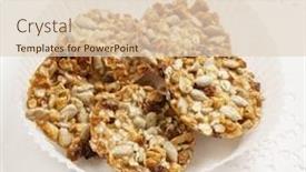  Presentation with snacks - Audience pleasing slide deck consisting of healthy snacks backdrop and a lemonade colored foreground