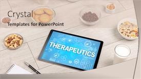  Presentation with immune system - Cool new presentation theme with healthy-tablet-pc-compostion backdrop and a lemonade colored foreground