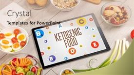  Presentation with weight loss - Beautiful presentation featuring healthy-tablet-pc-compostion backdrop and a lemonade colored foreground